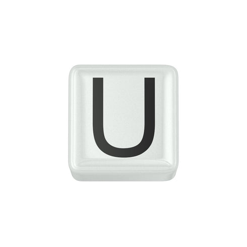 ELEMENTO LETTERA IN CERAMICA BIANCA DCHFU3321